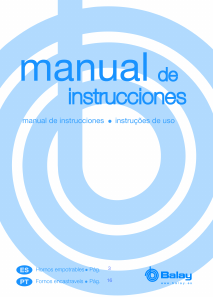 Manual de uso Balay 3HT504BP Horno