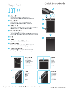 Handleiding Boogie Board Jot 8,5 Tekentablet