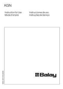 Manual Balay 3KFB7601 Frigorífico combinado