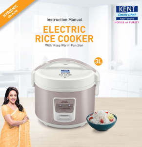 Manual Kent 16013 Rice Cooker