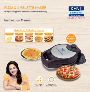 Manual Kent 16007 Pizza Maker