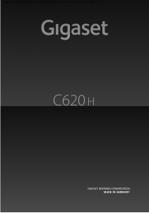 Bedienungsanleitung Siemens Gigaset C620H Schnurlose telefon