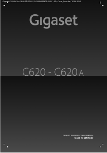 Bedienungsanleitung Siemens Gigaset C620A Schnurlose telefon
