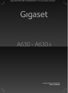 Bedienungsanleitung Siemens Gigaset A630A Schnurlose telefon