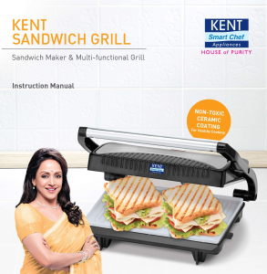 Bruksanvisning Kent 16025 Smörgåsgrill