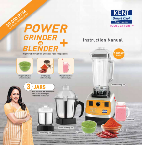 Bruksanvisning Kent 16062 Power Blender