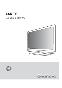 Bedienungsanleitung Grundig 46 VLE 8160 WL LCD fernseher