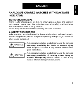 Manual de uso Orient SZ3V003B Diver Reloj de pulsera