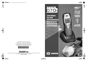 Handleiding Sagem D70H Draadloze telefoon
