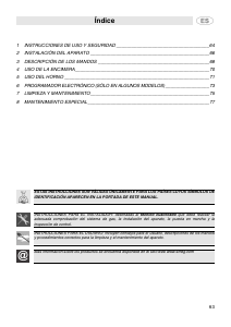 Manual de uso Smeg SCD61CMA5 Cocina
