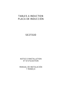 Mode d’emploi Smeg SE2731ID Table de cuisson