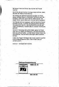 Bedienungsanleitung Bosch HBN232B Backofen