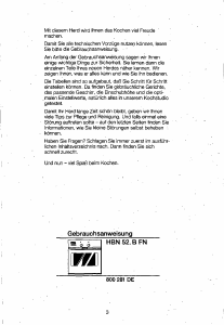 Bedienungsanleitung Bosch HBN526BFN Backofen