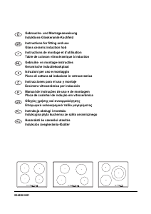 Manual de uso Smeg SE2732ID Placa