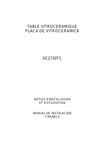 Manual de uso Smeg SE2730TC Placa