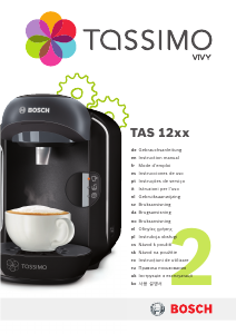 Kullanım kılavuzu Bosch TAS1251CH Tassimo Vivy Kahve makinesi