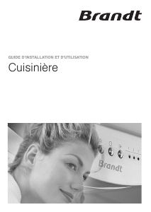 Mode d’emploi Brandt KIP100X Cuisinière