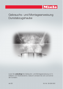 Bedienungsanleitung Miele DA 5996 W EXT Dunstabzugshaube