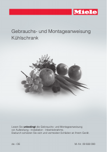 Bedienungsanleitung Miele K 34423 i Kühlschrank