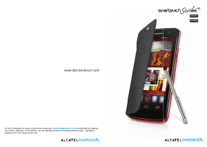 Handleiding Alcatel One Touch Scribe HD Mobiele telefoon