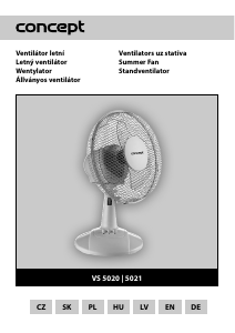 Návod Concept VS5021 Ventilátor