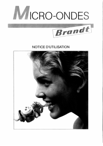 Mode d’emploi Brandt MG21B Micro-onde