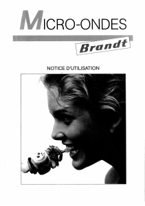 Mode d’emploi Brandt MGB18 Micro-onde