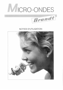 Mode d’emploi Brandt MGB9270 Micro-onde