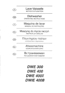 Handleiding Brandt DWE300 Vaatwasser
