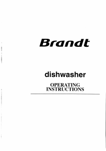 Handleiding Brandt DWF041WU Vaatwasser
