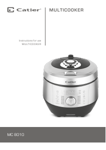 Bruksanvisning Catler MC 8010 Multikokare