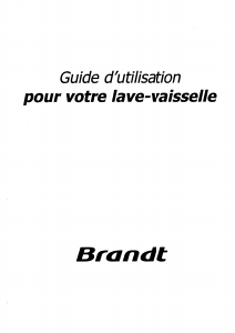 Mode d’emploi Brandt P3520C-2 Lave-vaisselle