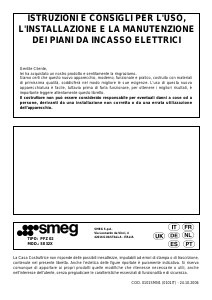Manuale Smeg SE32X Piano cottura