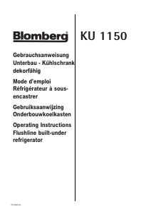 Handleiding Blomberg KU 1150 Koelkast