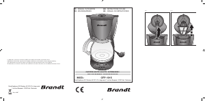 Handleiding Brandt CFP-1015 Koffiezetapparaat