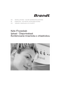 Manuál Brandt CE3221X Lednice s mrazákem