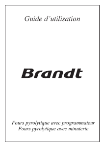 Mode d’emploi Brandt P4127VN2 Four