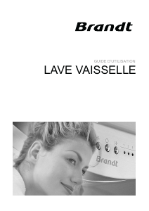 Mode d’emploi Brandt DFS705WE1 Lave-vaisselle