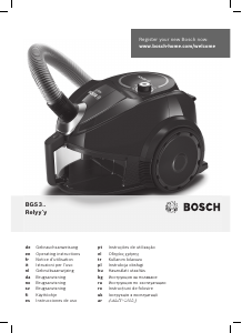 Bruksanvisning Bosch BGS31800 Relayyy Støvsuger