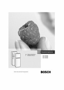Kullanım kılavuzu Bosch KDV42V00NE Donduruculu buzdolabı