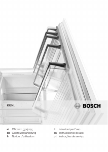 Manual de uso Bosch KGN49SM30 Frigorífico combinado