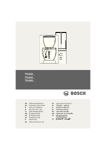 Bedienungsanleitung Bosch TKA662P1 Kaffeemaschine