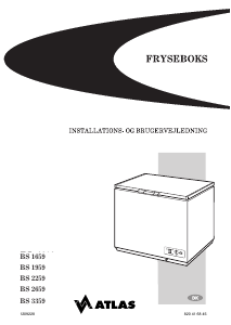 Brugsanvisning Atlas BS 1959 Fryser