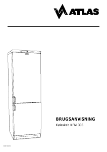 Brugsanvisning Atlas KFM 305 Køle-fryseskab