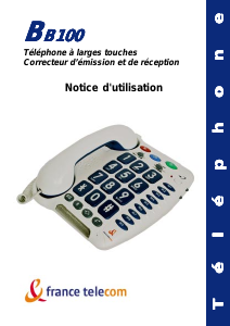 Mode d’emploi Geemarc BB100 Téléphone