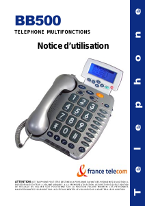 Mode d’emploi Geemarc BB500 Téléphone