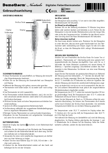 Bedienungsanleitung Domotherm Nostale Thermometer