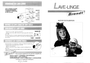 Mode d’emploi Brandt MC43 Lave-linge