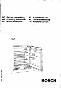 Manual Bosch KUR1505GB Refrigerator