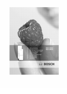 Manuale Bosch KGV39Y40 Frigorifero-congelatore
